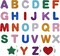 280 PCS Glitter Foam Letter Stickers, 10 Colors A-Z Alphabet Letters Stickers Self Adhesive Letters and Shapes Stickers for Kids DIY Crafts Party Decorations Scrapbooks